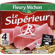 Jambon Le Supérieur Label Rouge sans couenne