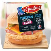 Chicken burger bacon