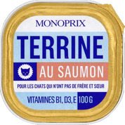 Terrine au saumon, vitamines b1, d3, e