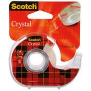Ruban adhésif Crystal + dévidoir