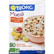 Muesli croustillant et fruité, certifié AB