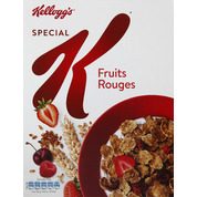 Pétales de riz, blé complet et orge aux fruits rouges