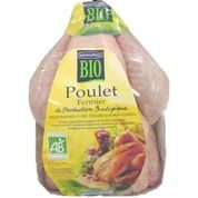 Poulet fermier de production biologique frais, prêt à cuire, classe A