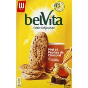 Biscuits aux céréales, miel et pépites de chocolat, sachets fraîcheur