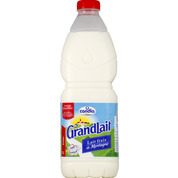 Lait frais et entier, collecté dans des fermes sélectionnées-mon