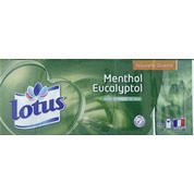Mouchoirs étuis menthol eucalyptol