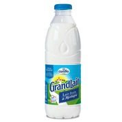 Lait frais et demi-écrémé, pasteurisé UHT