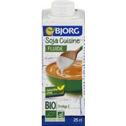 Soja cuisine bio, préparation culinaire à base de soja stérilisée UHT
