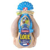 Poulet fermier blanc élevé en liberté, classe A