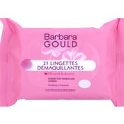 Lingettes démaquillantes visage, yeux, lèvres, texture alvéolée, protéines d’amande, tous types de peaux même sensibles