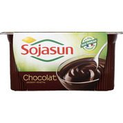 Dessert soja au chocolat, 100% végétal