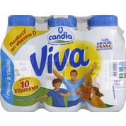 Lait demi-écrémé, stérilisé UHT, 10 vitamines