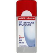 Antiseptique incolore, sans alcool, ne pique pas