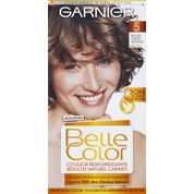 5, crème facil-color permanente blond foncé, à l’huile de jojoba et de germe de blé, la boîte,115ml