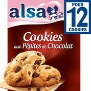 Préparation pour 12 Cookies aux pépites de chocolat