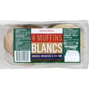 Muffins blancs, recette anglaise