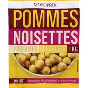 Pommes noisettes, préfrites