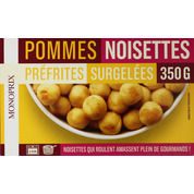 Pommes noisettes, préfrites