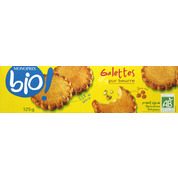 Galettes pur beurre, certifié AB