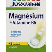 Magnésium & vitamine B6, comprimés à avaler, système nerveux