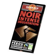 Chocolat noir intense, force brut, coopérative El Ceibo