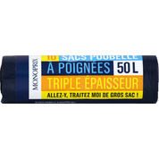 Sacs poubelle à poignées 50 l