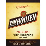 Poudre de cacao non sucrée, pour pâtisseries et boissons chocolatées