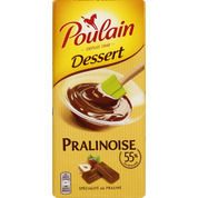 Pralinoise, spécialité au praliné pour dessert, 55% de praliné