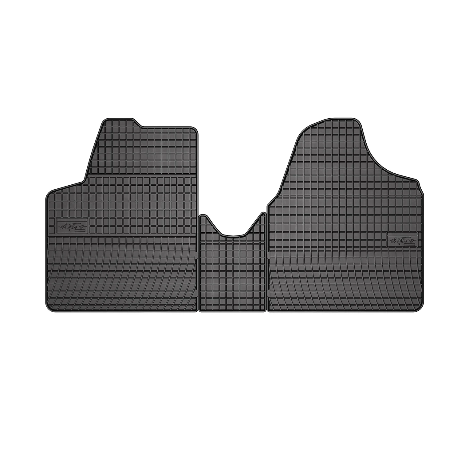 Tapis De Sol Pour Citroen Jumpy 2007-2016 Caoutchouc Noir