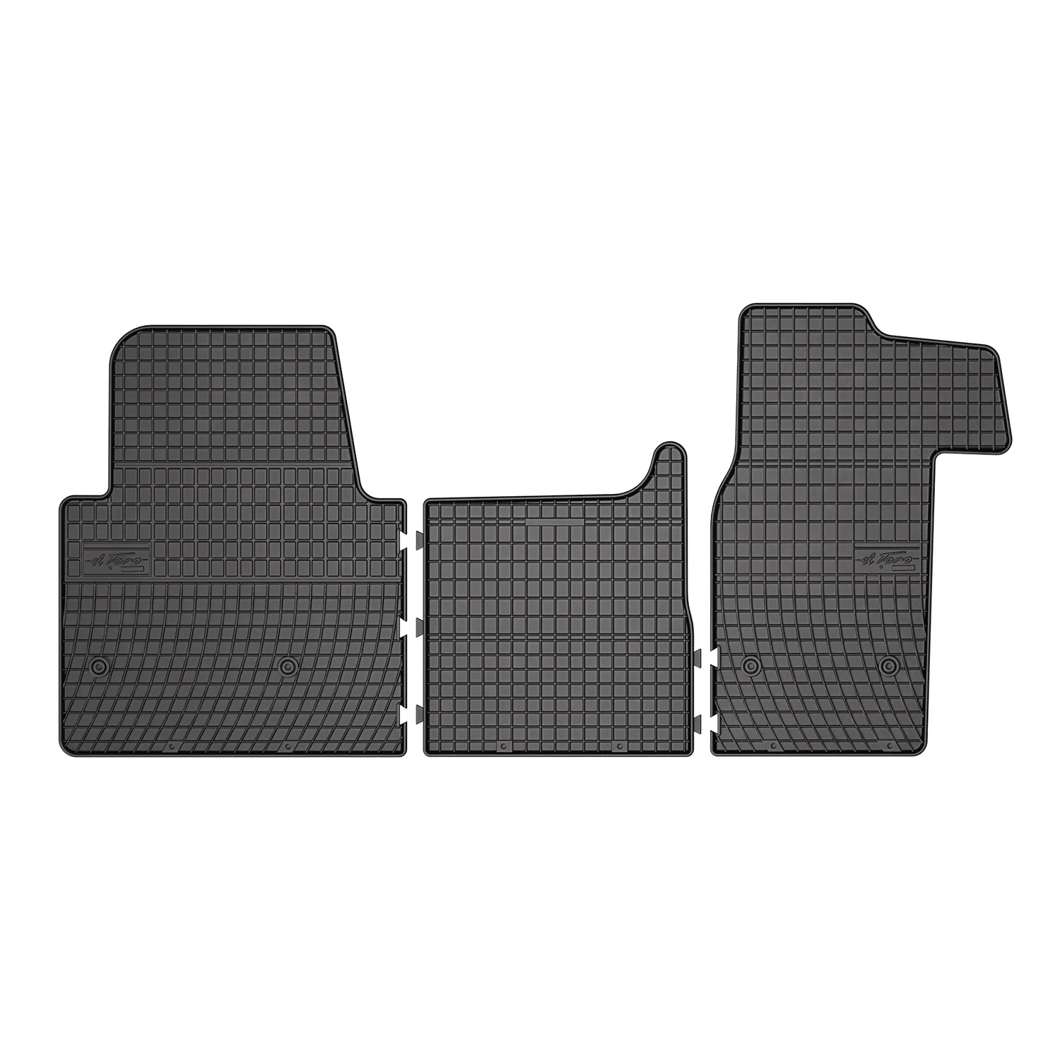 Tapis De Sol Pour Renault Master 2010-2022 Caoutchouc Noir