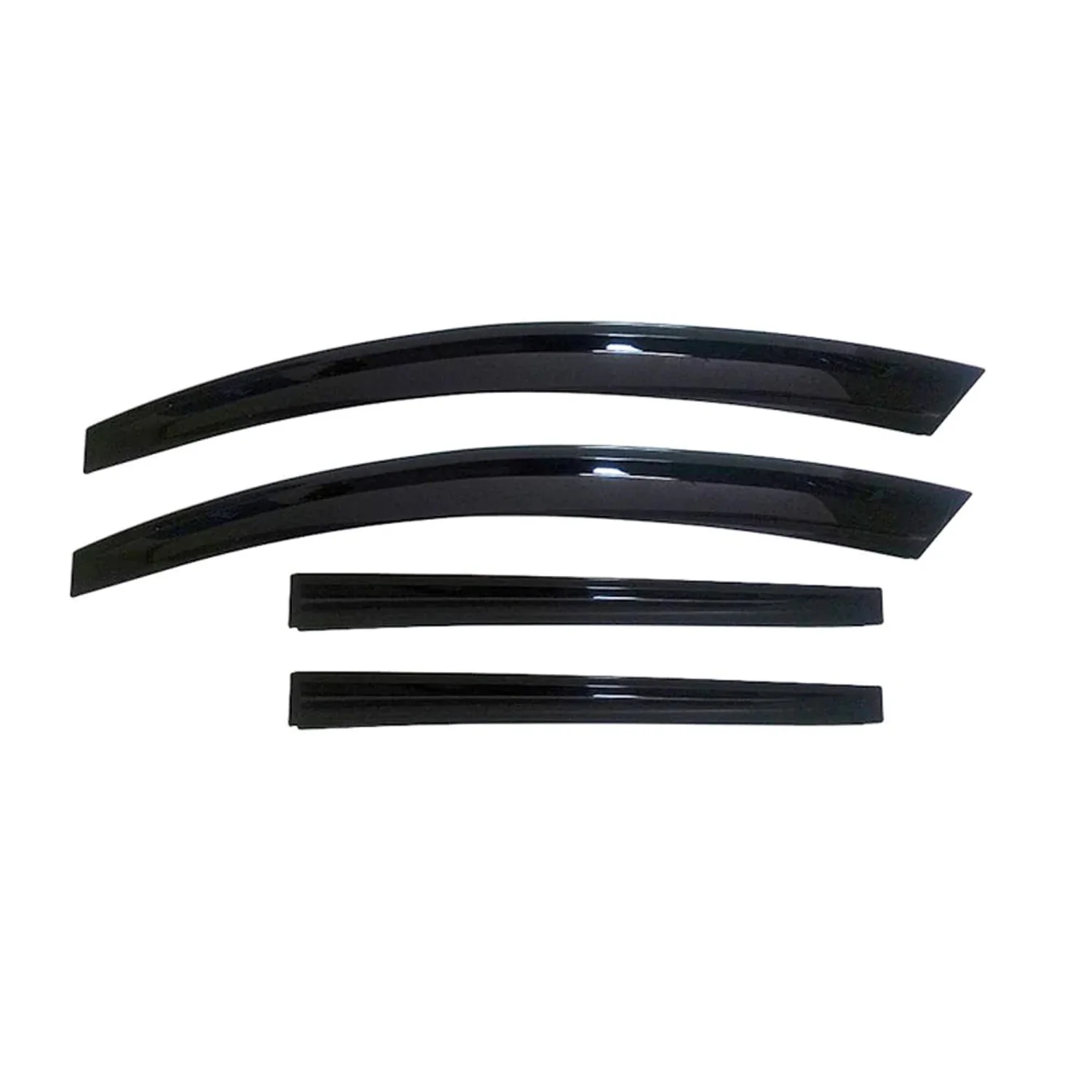 Déflecteurs De Vent Pluie D’air Pour VW Amarok 2010-2020 En Acrylique Noir
