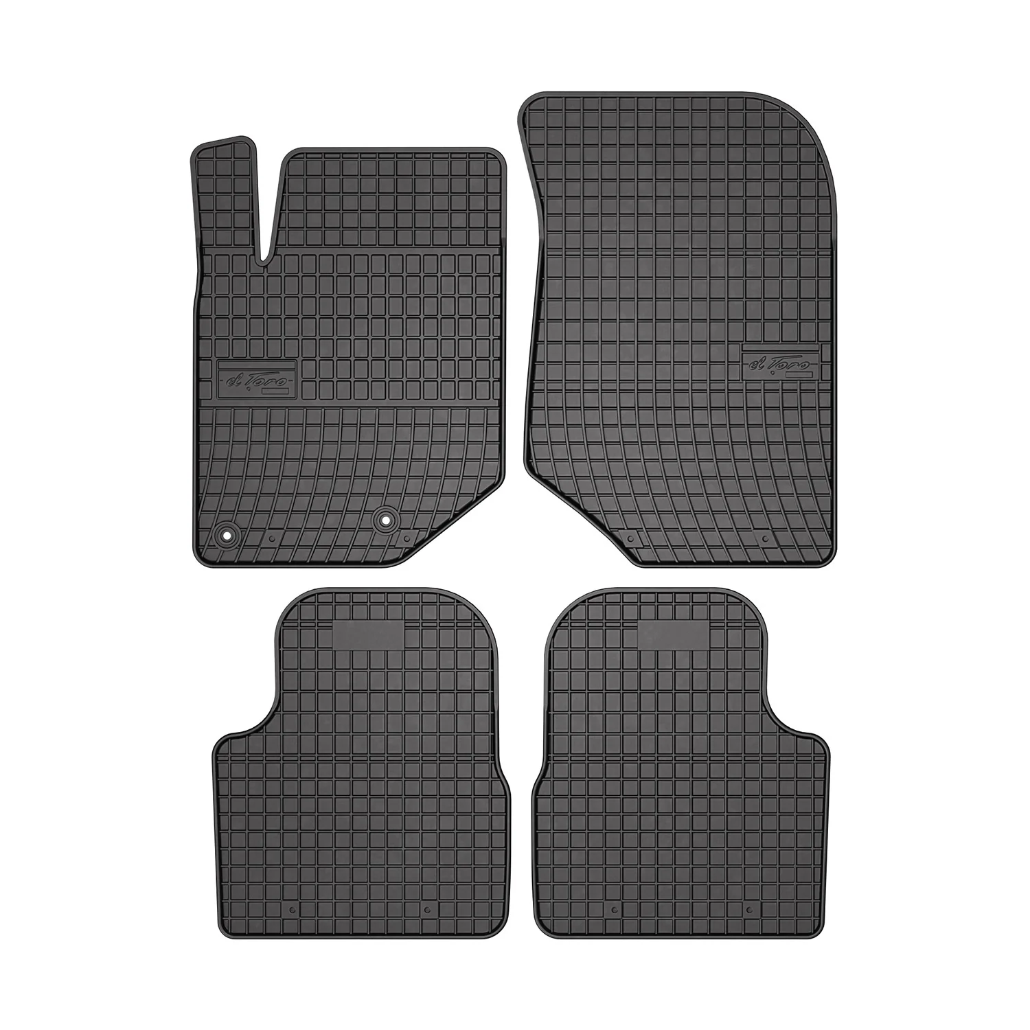 Tapis De Sol Pour Peugeot 2008 2019-2022 Caoutchouc Noir