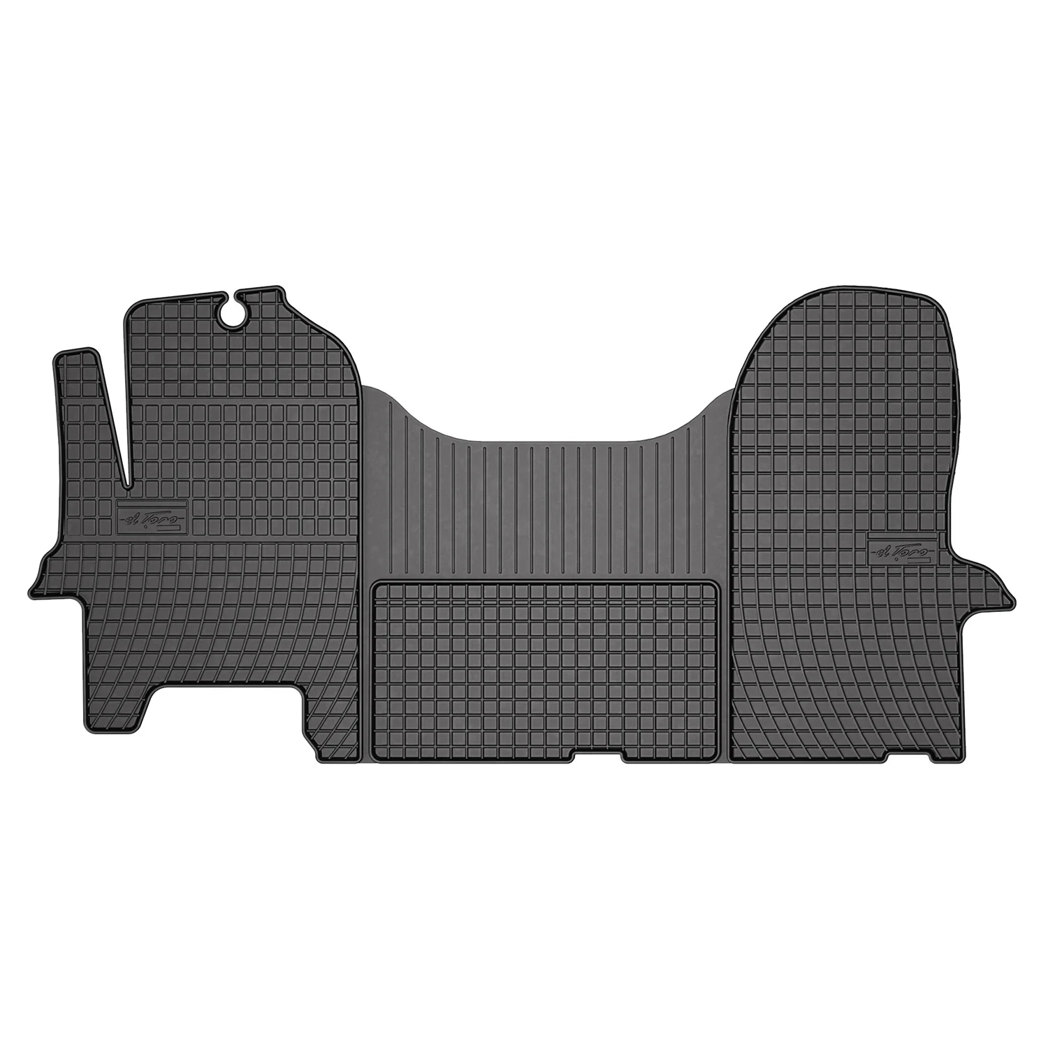 Tapis De Sol Pour Iveco Daily 2006-2014 Caoutchouc Noir