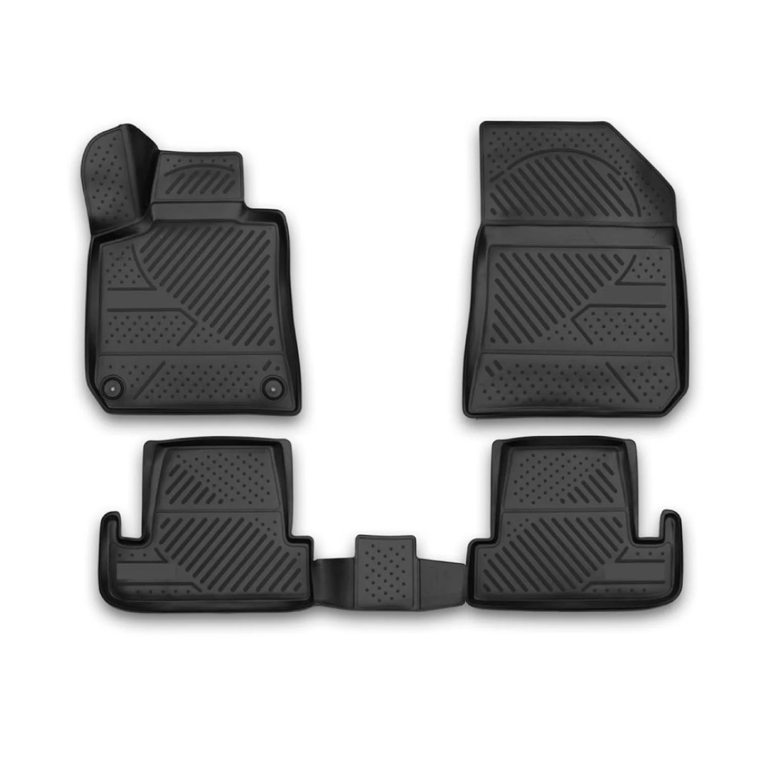 Tapis De Sol Pour Peugeot 308 2014-2021 TPE Noir