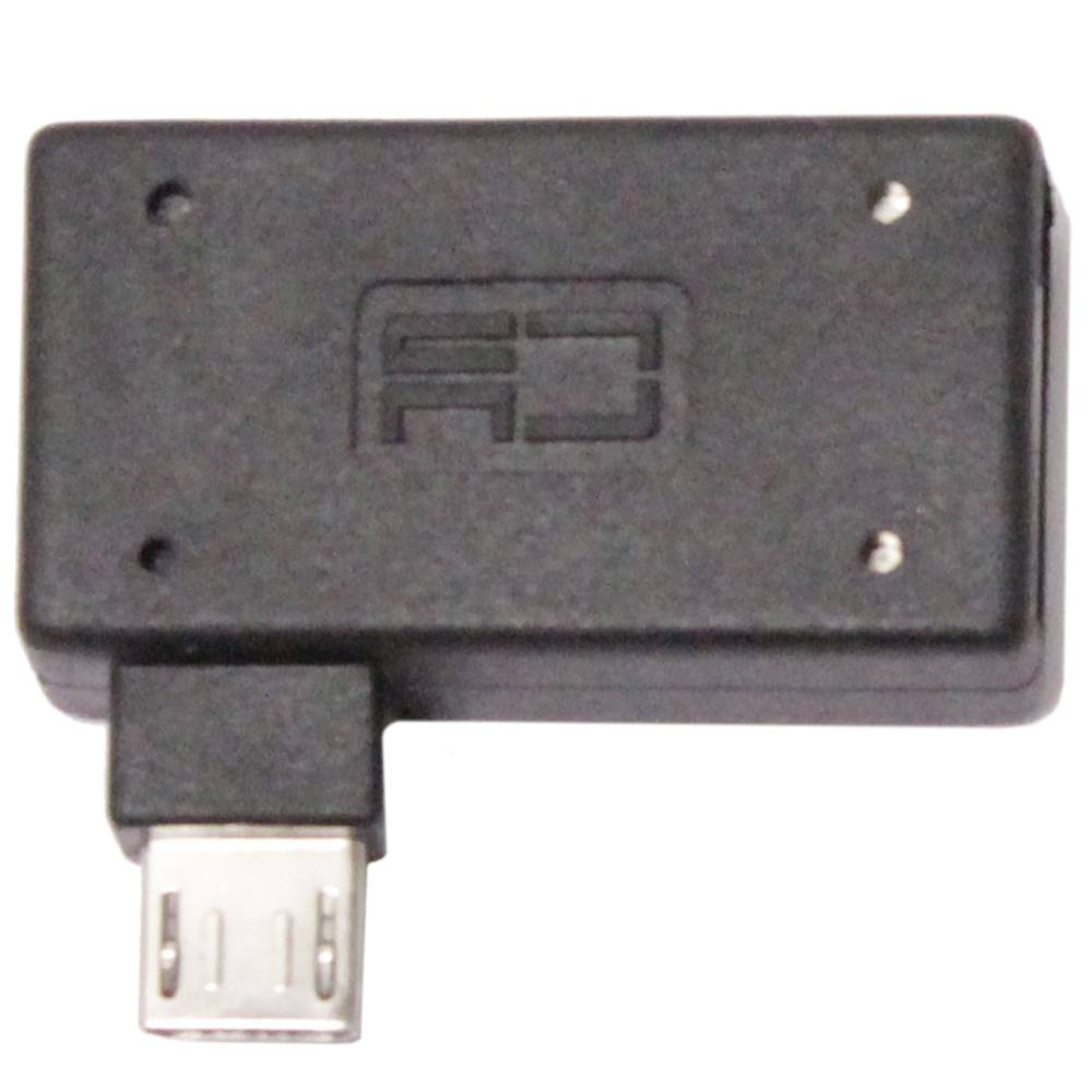 Adaptateur OTG à MicroUSB avec le pouvoir de la droite