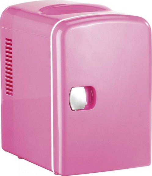 Mini réfrigérateur 2 en 1 avec prise 12 / 230 V – Rose
