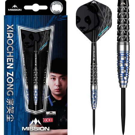 MISSION XIAOCHEN ZONG BLACK & BLUE PVD 95% – FLÉCHETTES POINTE ACIER