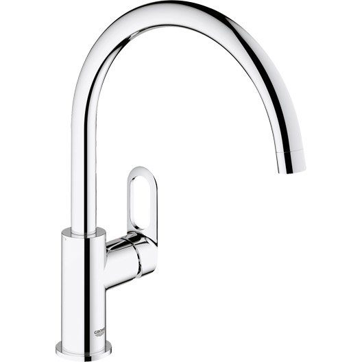 Mitigeur de cuisine chromé GROHE Start loop