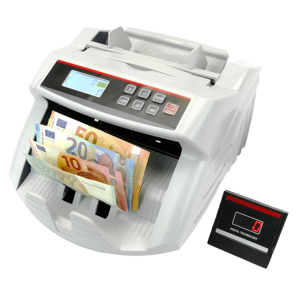 Compteur de billet avec détecteur du billet faux UV MG1 MG2