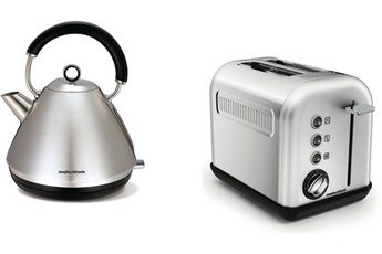 MORPHY RICHARDS BOUILLOIRE + GRILLE-PAIN ACCENTS REFRESH INOX