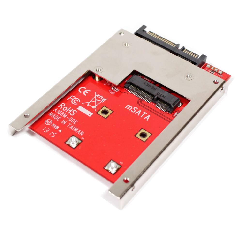 Adaptateur SATA 2.5 HDD à mSATA miniSATA avec vis de fixation