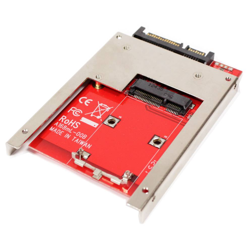 Adaptateur SATA 2.5 HDD à mSATA miniSATA avec support de bouchon