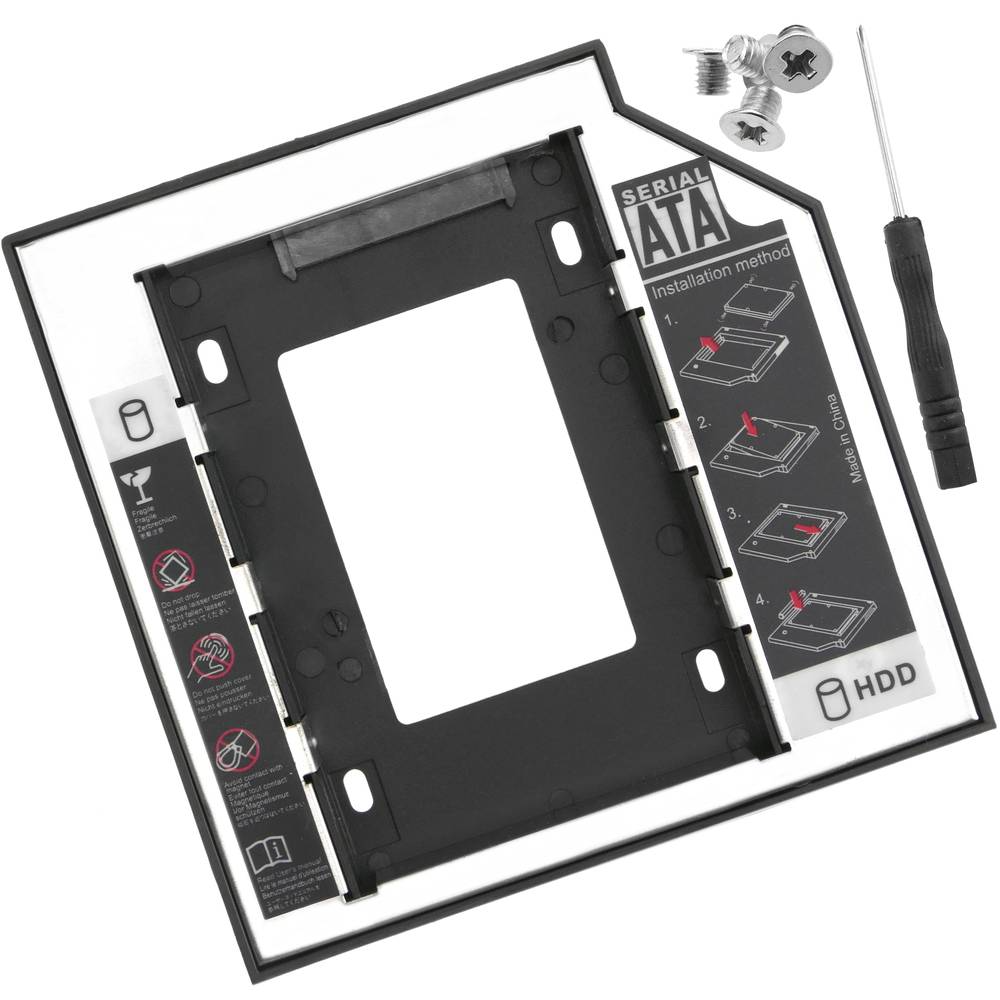 Adaptateur de disque optique ODD CD DVD vers disque dur SATA 2.5″ pour ordinateur portable 12.7mm