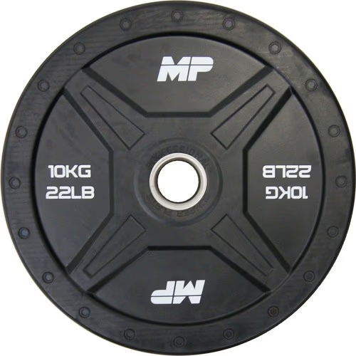 Muscle Power Olympische Bumper Plate 50 Mm 10 Kg