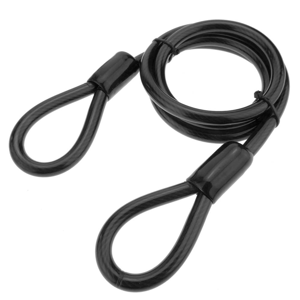 Câble de sécurité en acier à double boucle avec protection externe 8x1000mm