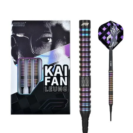 ONE80 FB KAI FAN LEUNG SIGNATURE V2 90% SOFT TIP – FLÉCHETTES POINTE PLASTIQUE