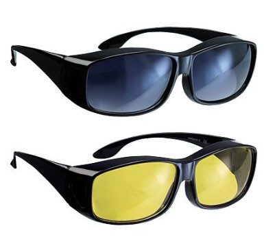 Pack lunettes de conduite ”Day Vision” et ”Night Vision”
