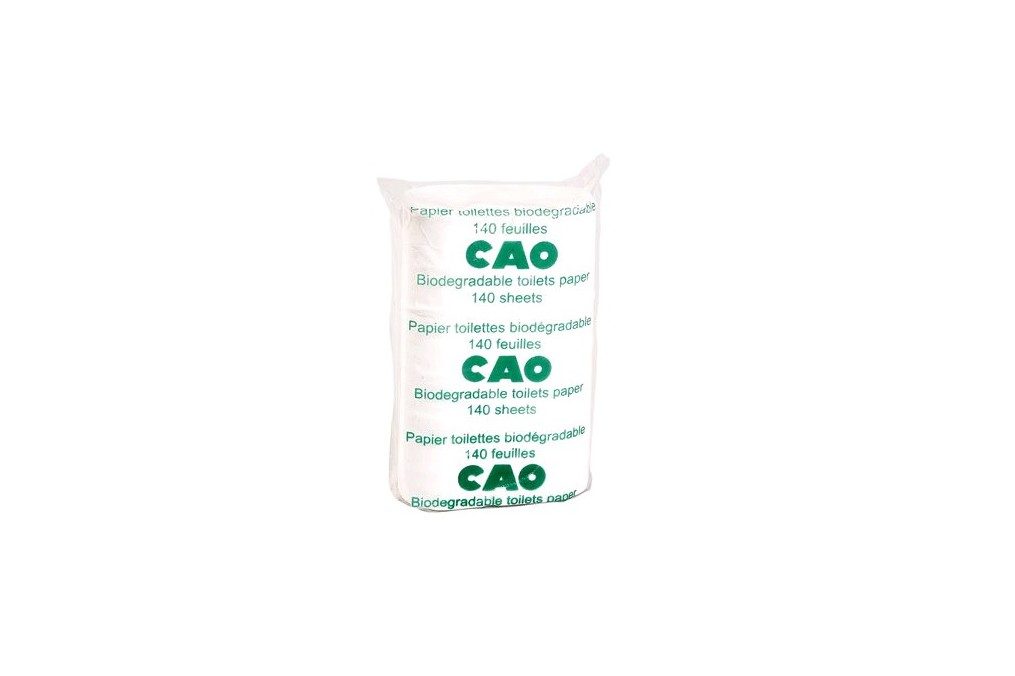 PAPIER TOILETTE BIODÉGRADABLE CAO