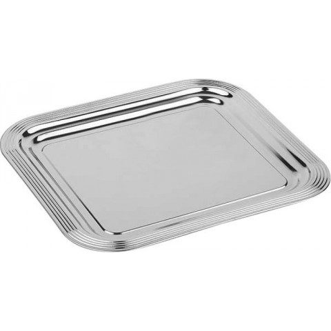 PLAT COCKTAIL METAL CHROME GN1/2 35,2X32,5CM