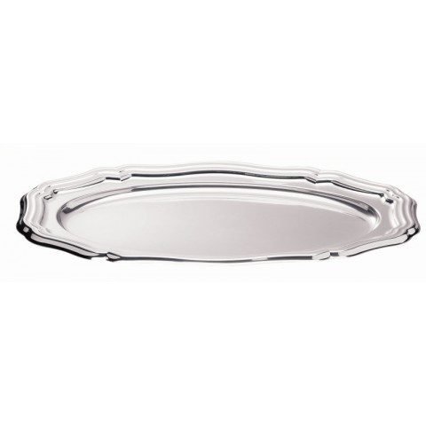 PLAT TORPILLEUR ARGENT 59X31CM /50